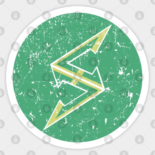 team sky logo circle distressed Team Sky Logo Sticker TeePublic